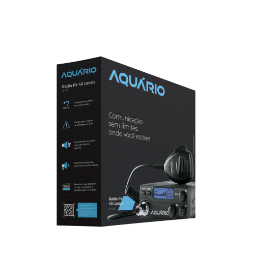 Rádio Px 40 Canais Aquario Antena 